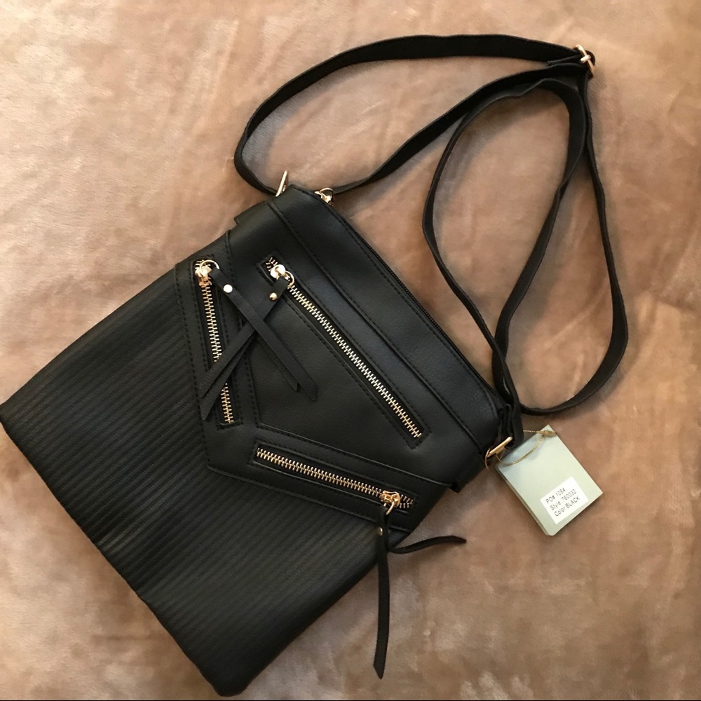 Black crossbody bag